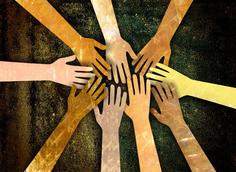 An image of hands representing CIC partnership