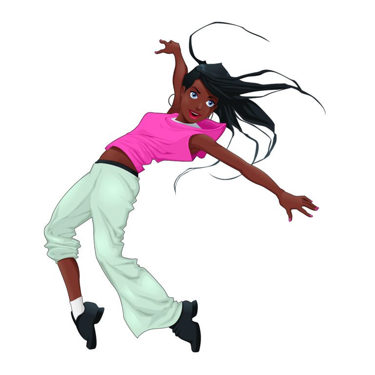 Africa worksheet model breakdancer